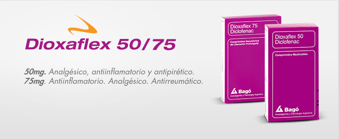 Laboratorios Bagó Dioxaflex 50/75 mg