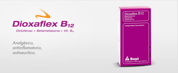 Laboratorios Bagó Dioxaflex B12 comprimidos