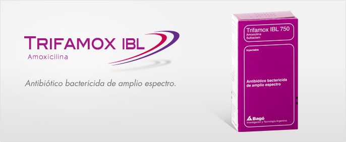 Laboratorios Bagó Trifamox IBL 750 / 1500 inyectable