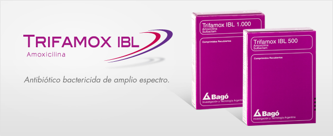 Laboratorios Bagó Trifamox IBL 500 / 1000 comprimidos Laboratorios Bagó Trifamox IBL 500 / 1000 comprimidos