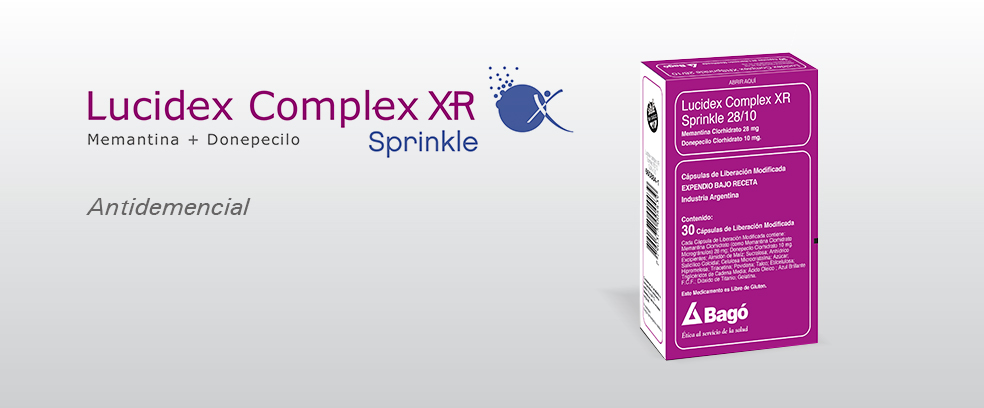 Laboratorios Bagó Lucidex Complex XR Sprinkle Laboratorios Bagó Lucidex Complex XR Sprinkle