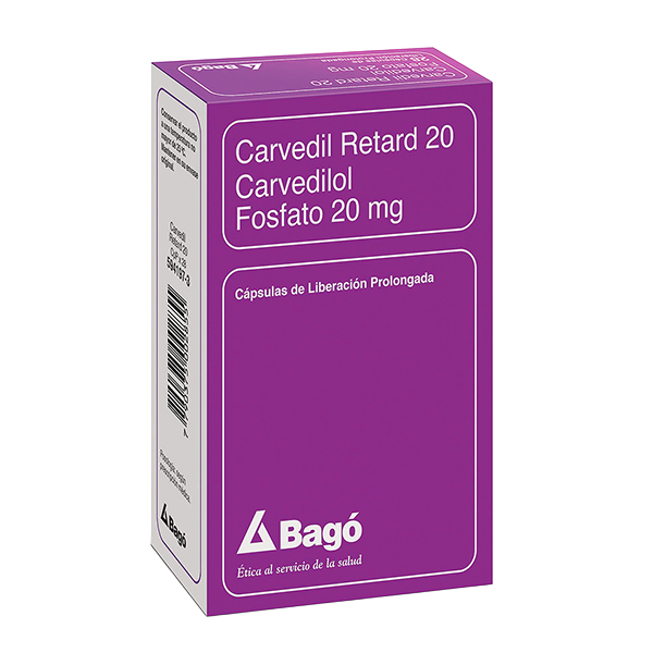 carvedil retard capsulas de liberacion